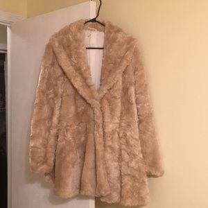Faux Fur Free People Coat